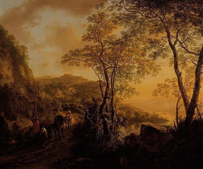 Jan Both Italian landscape. Sweden oil painting art